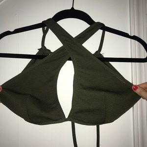 Green Keyhole Bikini